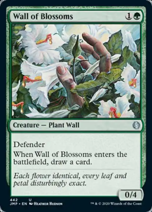 MtG Jumpstart Uncommon Wall of Blossoms #442