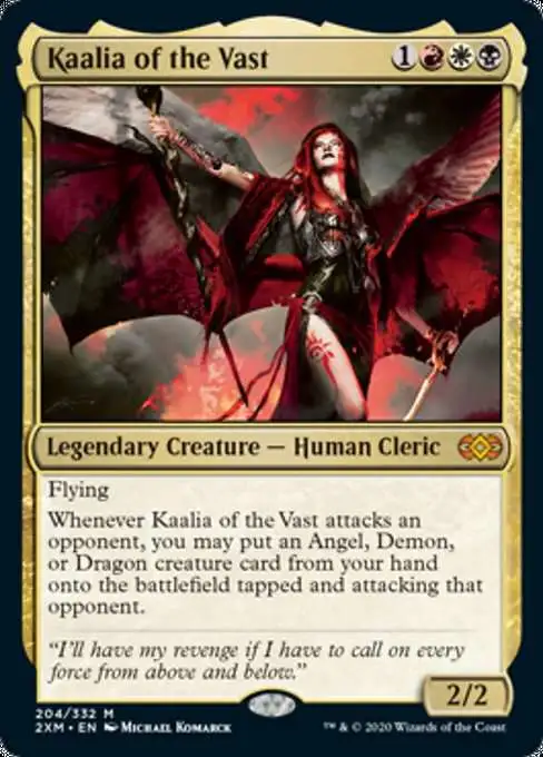 MtG Double Masters Mythic Rare Kaalia of the Vast #204