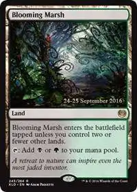 MtG Prerelease & Release Rare Blooming Marsh #243 [Prerelease Foil]