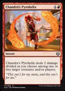 MtG Trading Card Game Kaladesh Common Chandra's Pyrohelix #111