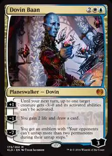 MtG Trading Card Game Kaladesh Mythic Rare Foil Dovin Baan #179