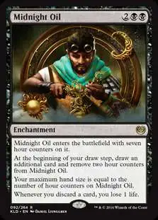 MtG Trading Card Game Kaladesh Rare Midnight Oil #92