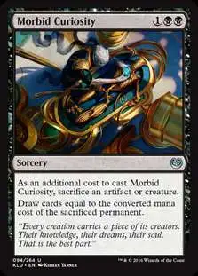 MtG Trading Card Game Kaladesh Uncommon Morbid Curiosity #94