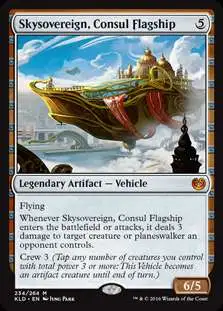 MtG Trading Card Game Kaladesh Mythic Rare Foil Skysovereign, Consul Flagship #234