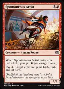 MtG Trading Card Game Kaladesh Common Foil Spontaneous Artist #134