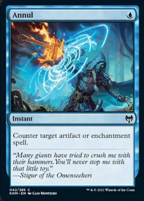 MtG Trading Card Game Kaldheim Common Annul #42