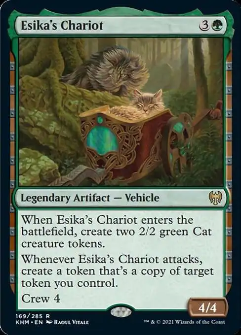 MtG Trading Card Game Kaldheim Rare Esika's Chariot #169