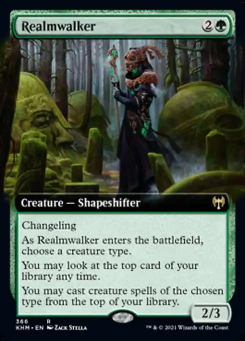 MtG Trading Card Game Kaldheim Rare Realmwalker #366 [Extended Art]