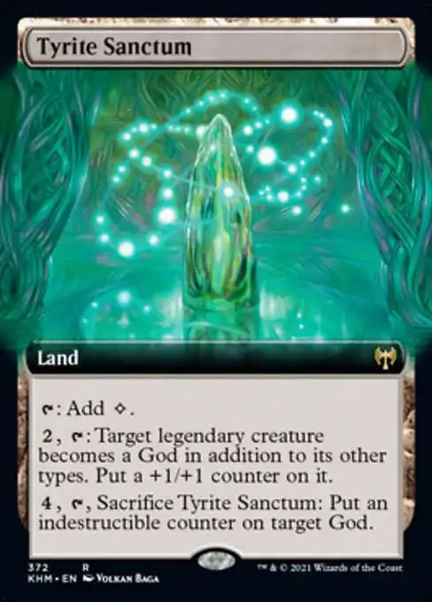 MtG Trading Card Game Kaldheim Rare Tyrite Sanctum #372 [FOIL Extended Art]