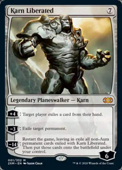 MtG Double Masters Mythic Rare Karn Liberated #1