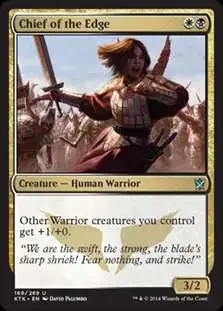 MtG Khans of Tarkir Uncommon Chief of the Edge #169