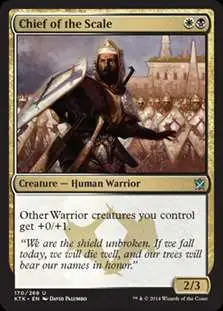 MtG Khans of Tarkir Uncommon Foil Chief of the Scale #170