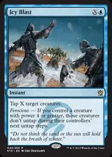 MtG Prerelease & Release Rare Icy Blast #42 [Prerelease Foil, Date Stamped]