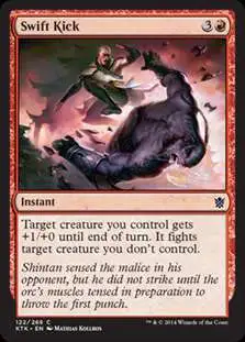MtG Khans of Tarkir Common Foil Swift Kick #122
