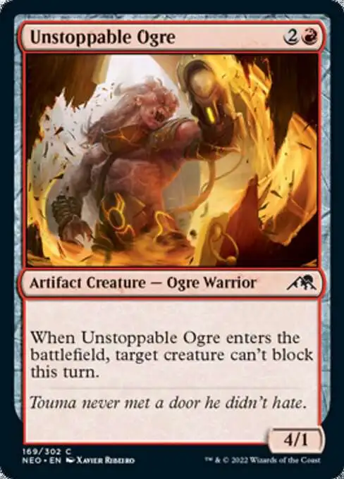 mtg ogre cards Supertype: Legendary, Subtype: Ogre, 12 Activate only if you control a Demon. Bloodthirsty Ogre [Champions of Kamigawa]