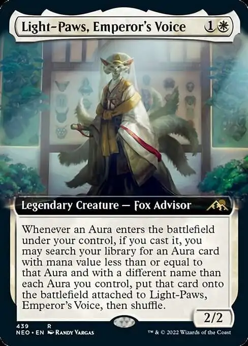 mtg kamigawa art cards Blade-Blizzard Kitsune Card [Kamigawa: Neon Dynasty Art Series] MTG Art Series: Kamigawa: Neon