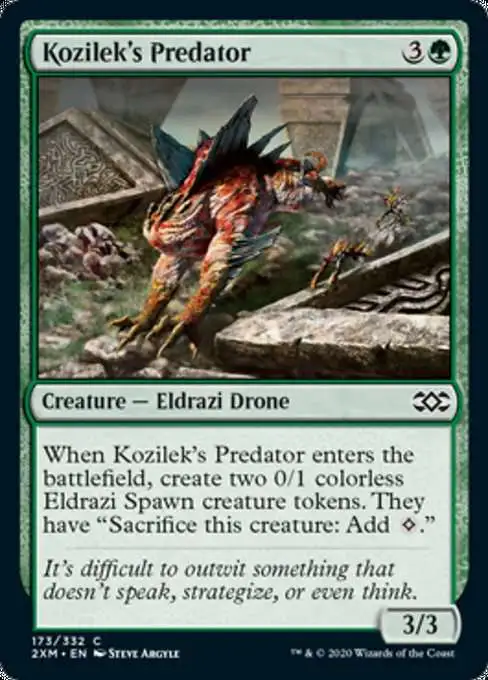 MtG Double Masters Common Foil Kozilek's Predator #173
