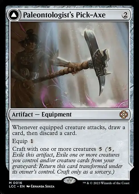 equipment that draws cards mtg Mighty Servant of Leuk-o [Commander Legends: Battle for Baldur's Gate] main image 0