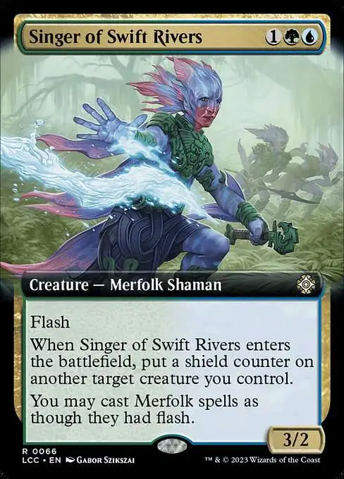 MtG The Lost Caverns of Ixalan Commander Rare Singer of Swift Rivers #66