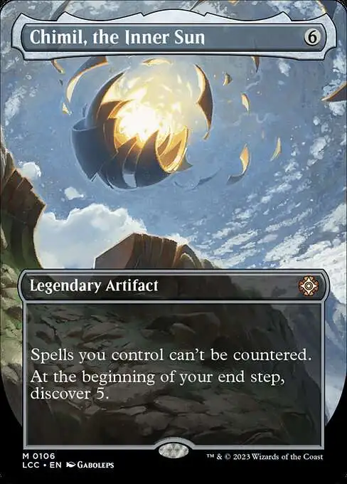 Magic The Gathering The Lost Caverns of Ixalan Commander Single Card Mythic  Rare Chimil, the Inner Sun 106 FOIL - ToyWiz