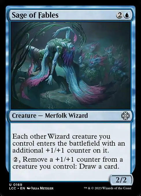 Magic The Gathering The Lost Caverns of Ixalan Commander Single Card  Uncommon Sage of Fables 169 FOIL - ToyWiz