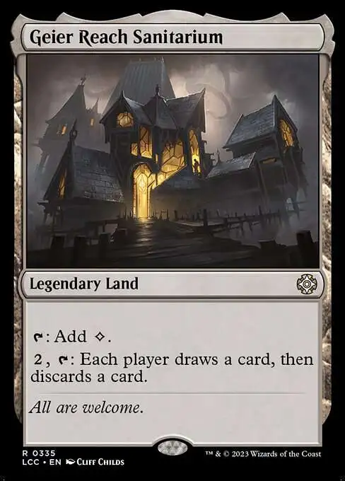 MtG The Lost Caverns of Ixalan Commander Rare Geier Reach Sanitarium #335