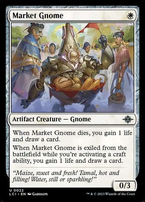 MtG The Lost Caverns of Ixalan Uncommon Market Gnome #22