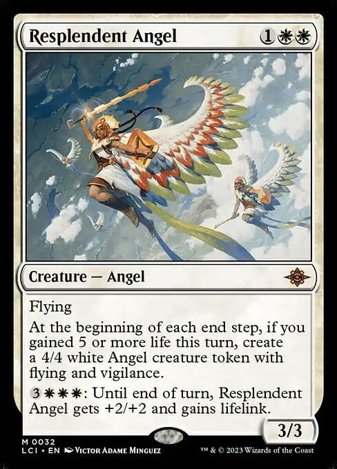 MtG The Lost Caverns of Ixalan Mythic Rare Resplendent Angel #32