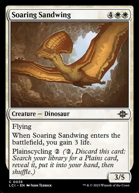 MtG The Lost Caverns of Ixalan Common Soaring Sandwing #35