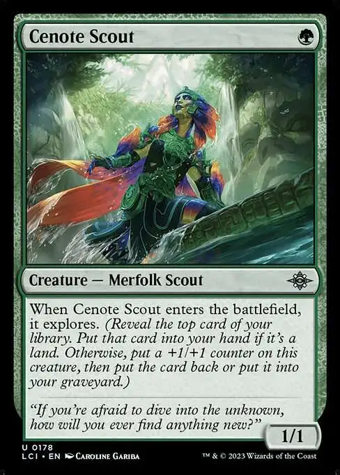 Magic The Gathering The Lost Caverns of Ixalan Single Card Uncommon Cenote  Scout 178 - ToyWiz