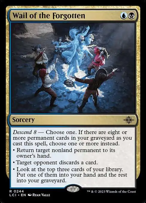MtG The Lost Caverns of Ixalan Rare Wail of the Forgotten #244 MtG The Lost Caverns of Ixalan Rare Wail of the Forgotten #244