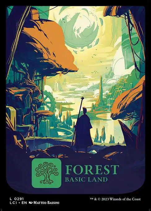 Magic The Gathering The Lost Caverns of Ixalan Single Card Common Forest  291 - ToyWiz