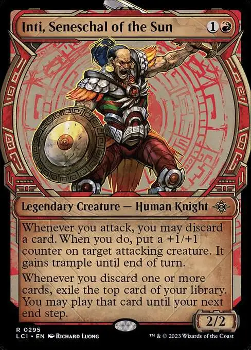 Magic The Gathering The Lost Caverns of Ixalan Single Card Rare Inti, Seneschal of the Sun 295 Showcase - ToyWiz Magic The Gathering The Lost Caverns of Ixalan Single Card Rare Inti, Seneschal of the Sun 295 Showcase - ToyWiz