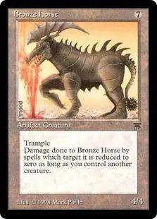 MtG Legends Rare Bronze Horse