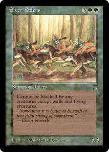 MtG Legends Rare Elven Riders [Moderately Played]