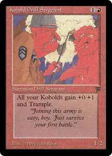 MtG Legends Uncommon Kobold Drill Sergeant