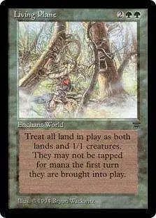 MtG Legends Rare Living Plane [Lightly Played]