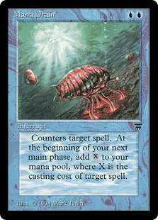 MtG Legends Uncommon Mana Drain [Moderately Played]