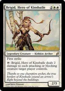 MtG Lorwyn Rare Brigid, Hero of Kinsbaile #6 [Damaged FOIL]