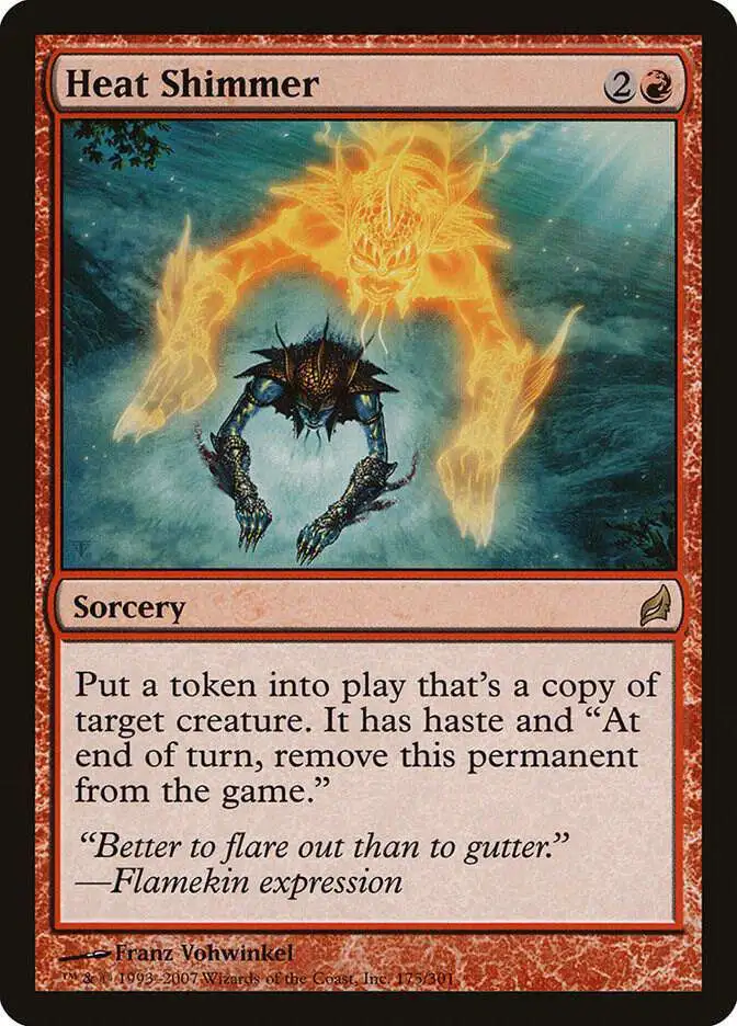 MtG Lorwyn Rare Heat Shimmer #175 [Lightly Played]