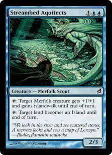 MtG Lorwyn Common Streambed Aquitects #91