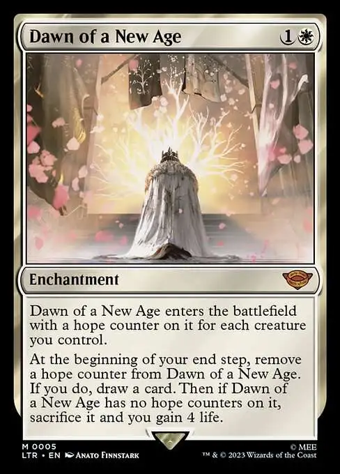 MtG Lord of the Rings Tales of Middle-Earth Mythic Rare Foil Dawn of a New  Age #5