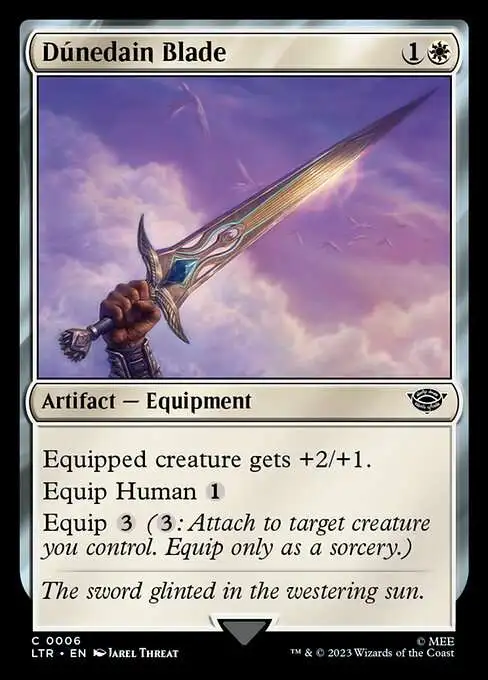 MtG Lord of the Rings Tales of Middle-Earth Common Dunedain Blade #6