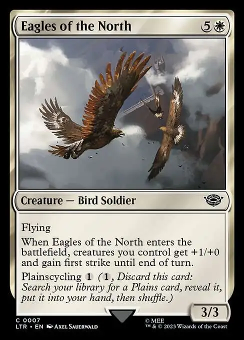 MtG Lord of the Rings Tales of Middle-Earth Common Eagles of the North #7