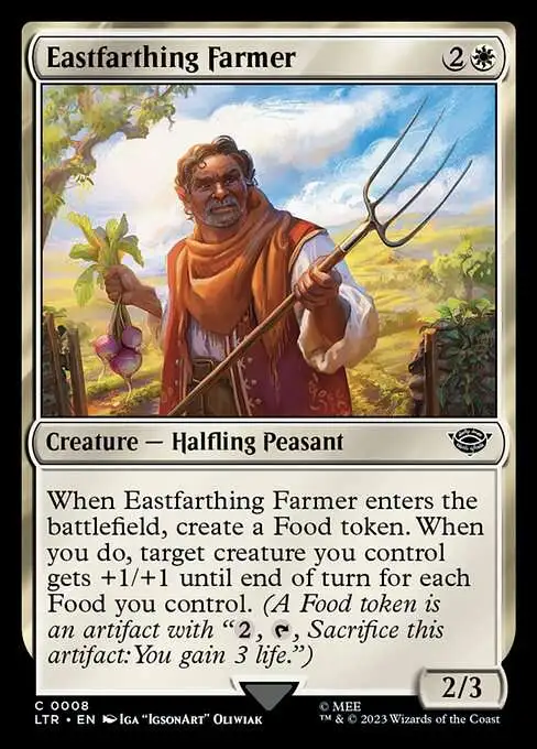 MtG Lord of the Rings Tales of Middle-Earth Common Eastfarthing Farmer #8