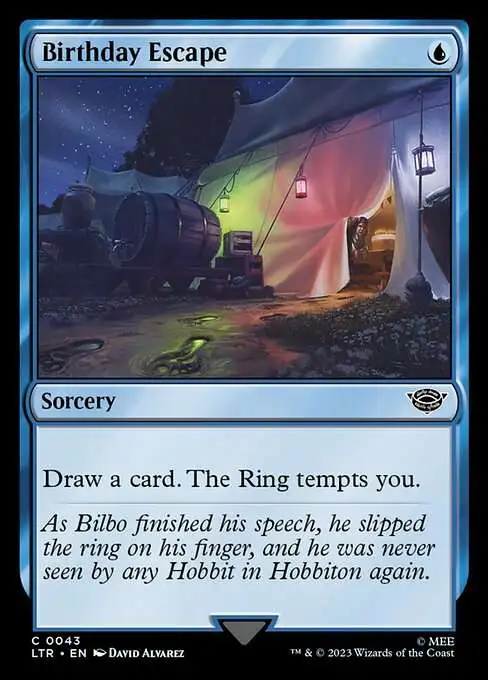 MtG Lord of the Rings Tales of Middle-Earth Common Birthday Escape #43