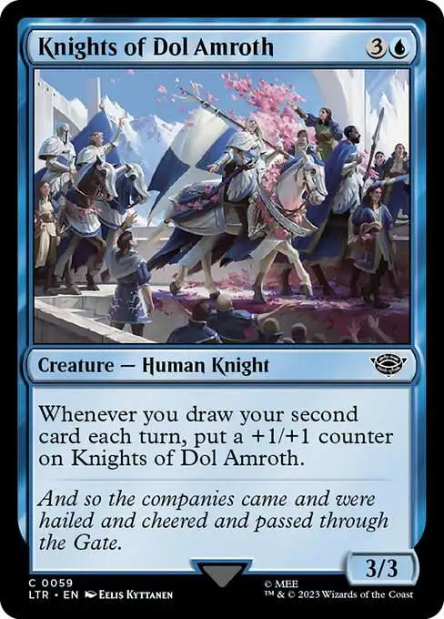 when you draw your second card mtg o:"whenever card" Scryfall Magic: The Gathering Search create a 1/1 white Spirit creature token with flying. Mad Ratter Throne of