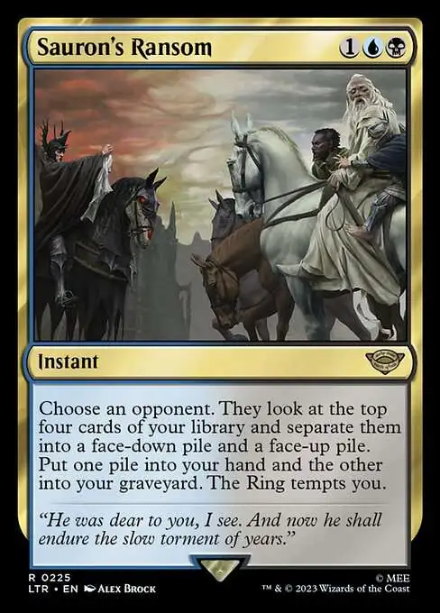 lord of the ring mtg card the Rings: Tales of Middle-earth The Gathering Trading Card Year A First Look at The