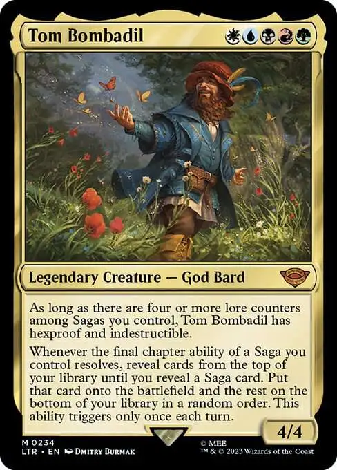 MtG Lord of the Rings Tales of Middle-Earth Mythic Rare Tom Bombadil #234