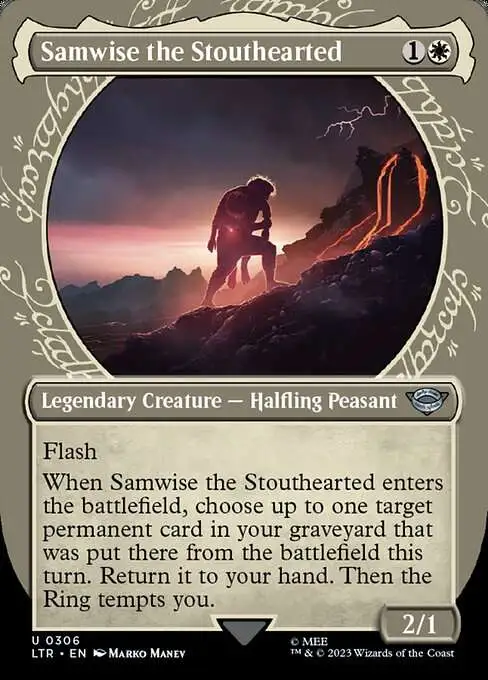 mtg lord of the rings showcase cards Gimli, Counter Kills (Showcase Ring Frame) [The of draw four cards. Magic The Gathering Lord of